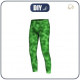 JUNGS THERMO LEGGINGS (HUGO) - PIXEL MS.2 / grün - Nähset 146