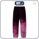 SOFTSHELL-HOSE (YETI) - KLECKSE (fuchsie) / schwarz (110/116)