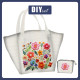 XL Tasche mit Utensilientasche 2 in 1 - FLOWERS 3D WZ. 17 - Nähset