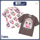 2-PACK - KINDER T-SHIRT - SWEET CATS Ms. 2 - Nähset