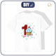 KINDER T-SHIRT-  1. GEBURTSTAG / MUFFIN - Single Jersey (92/98)