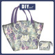 XL Tasche mit Utensilientasche 2 in 1 - PURPLE FLORAL- Nähset
