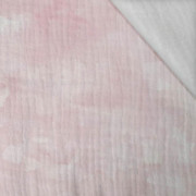 CAMOUFLAGE m. 2 / blass rosa - Baumwoll Musselin