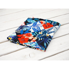 TROPISCHES KARO - Bio Single Jersey mit Elastan TE210 Sommersweat