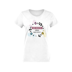 DAMEN T-SHIRT - Die beste Oma der Welt Ms. 2 - Single Jersey