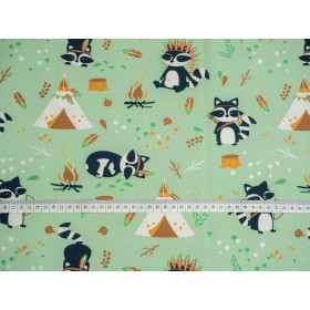 WASCHBÄREN Muster 1 / Tipi -  Sommersweat