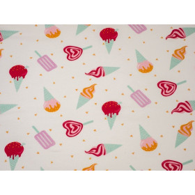 EIS / creme - Viskose-Jersey WE210