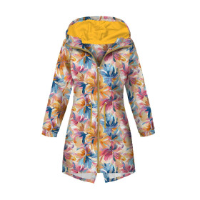 WATERCOLOR FLOWERS wz.8 - Wintersweat angeraut mit Elastan ITY