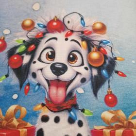 Christmas animal wz. 4 - Panel (60cm x 50cm)  Polster- Velours