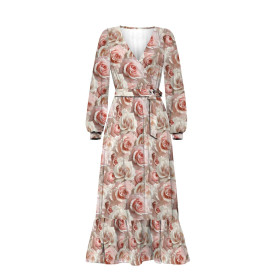 PASTEL FLOWERS WZ.7 - leichte Maschenware angeraut