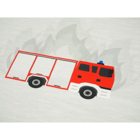 FEUERWEHRAUTO - Paneel Single Jersey TE210