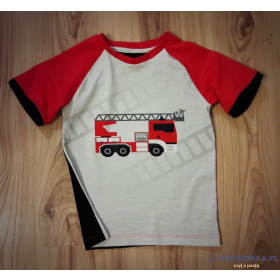 FEUERWEHRAUTO / Leiter - Paneel Single Jersey TE210