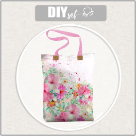 SHOPPER TASCHE - STOCKROSEN M. 2 - Nähset