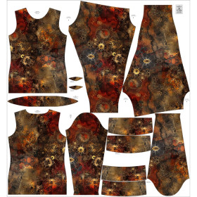 THERMO DAMEN SET (JANE) - alcohol ink wz.15 - Nähset