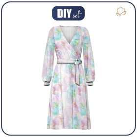 WICKEL MIDI KLEID (BIANCA) -  ALCOHOL PASTEL INK WZ.1 - Nähset  