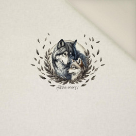 CUTE ANIMALS wz.17 - Panel (60cm x 50cm)  Polster- Velours