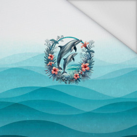 CUTE ANIMALS wz.6 - panel (60cm x 50cm) Wasserabweisende Webware