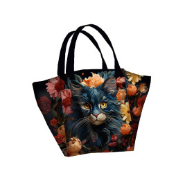 ANIMALS MANDALA wz.7 - Paneel (60cm x 50cm) Sommersweat mit Elastan ITY