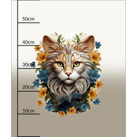 ANIMALS MANDALA wz.9 - panel (60cm x 50cm) Sommersweat