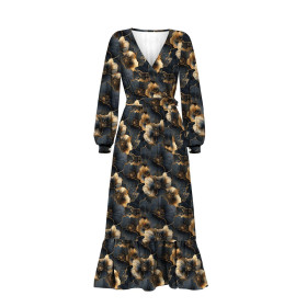 AUTUMN FLOWERS WZ.20- Single Jersey mit Elastan ITY