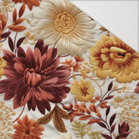 AUTUMN FLOWERS MS. 7 - Hydrophober angerauter Wintersweat