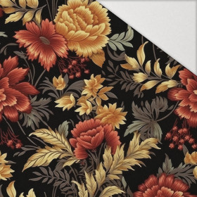 AUTUMN FLOWERS MS. 8 - Hydrophober angerauter Wintersweat