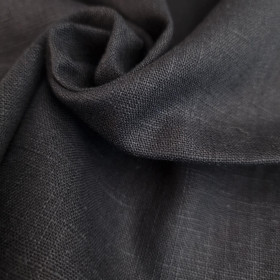 Ramie mit Baumwolle - BLACK