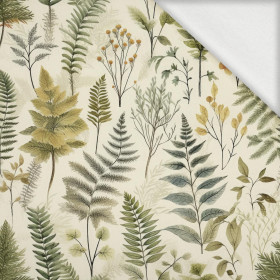 BOTANICAL FOREST wz.6 - Wintersweat angeraut mit Elastan ITY