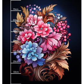 BOUQUET OF FLOWERS WZ.3 - Paneel (75cm x 80cm) Wasserabweisende Webware