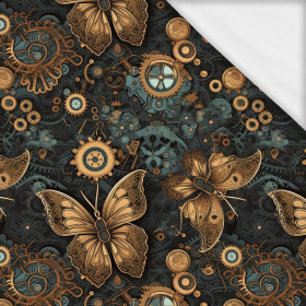 Butterfly & Flowers wz.12- Single Jersey mit Elastan ITY