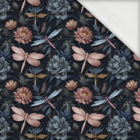 Butterfly & Flowers wz.3 - leichte Maschenware angeraut