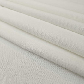 Baumwoll-Strick-Sweat "Margot" - ECRU (natur)