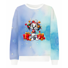 Christmas animal wz. 4 - panel (60cm x 50cm) Wintersweat angeraut mit Elastan ITY