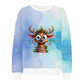 Christmas animal wz. 6 - Panel (60cm x 50cm)  Polster- Velours