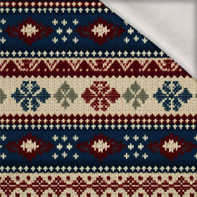 CHRISTMAS SWEATER wz.10 - Wintersweat angeraut mit Elastan ITY