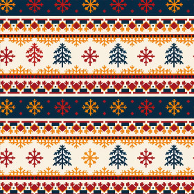 CHRISTMAS SWEATER wz.11 - Baumwoll Webware