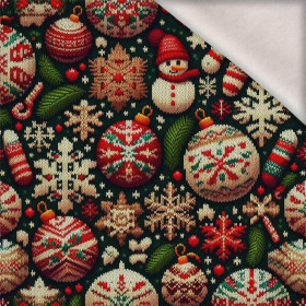 CHRISTMAS SWEATER wz.15 - Wintersweat angeraut mit Elastan ITY