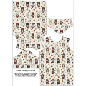 KINDER T-SHIRT  - Creepy cute halloween wz.3  - Nähset