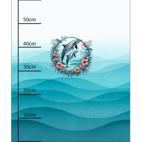CUTE ANIMALS wz.6 - panel (60cm x 50cm) Wasserabweisende Webware