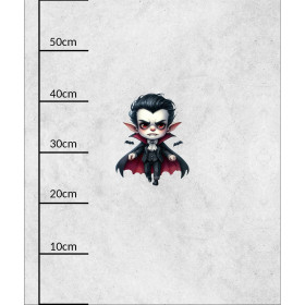DRACULA CUTE HALLOWEEN WZ. 1 - Paneel (60cm x 50cm)  Baumwoll Webware