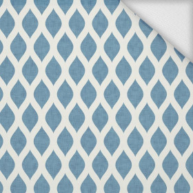 WEIßE KETTE / ACID WASH - blau -  Sommersweat