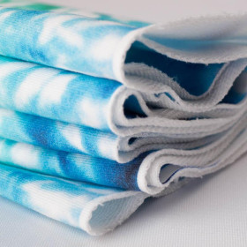 BATIK  Ms. 1 / blau - grün -  Sommersweat