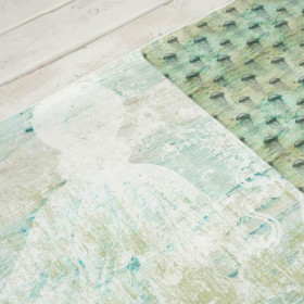 SCHATTEN / OCTOPUS Ms. 1 (MEERESGRUND) - panoramisches Paneel  Sommersweat (60cm x 155cm)