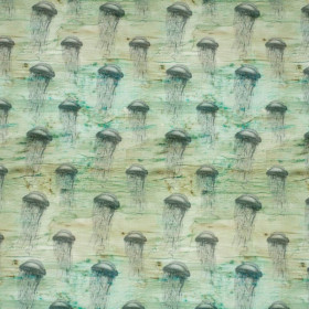 SCHATTEN / OCTOPUS Ms. 1 (MEERESGRUND) - panoramisches Paneel  Sommersweat (60cm x 155cm)
