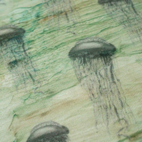 SCHATTEN / OCTOPUS Ms. 1 (MEERESGRUND) - panoramisches Paneel  Sommersweat (60cm x 155cm)