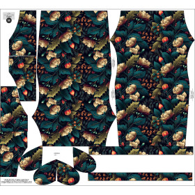 KLEID "CARMEN" - FLOWERS wz.22 - Nähset 