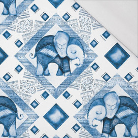 INDIE CHARME / blau (CLASSIC BLUE) - bio single jerset mit Elastan  Sommersweat
