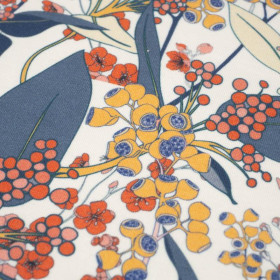 JAPANISCHER GARTEN Ms. 4 (JAPAN)  - bio single jerset mit Elastan Sommersweat