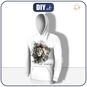 HERREN HOODIE (COLORADO) - BE BRAVE (BE YOURSELF) - Nähset
