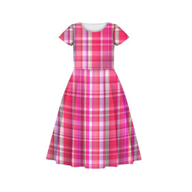 KINDER KLEID "MIA" - ROSA KARO MS. 3 - Nähset